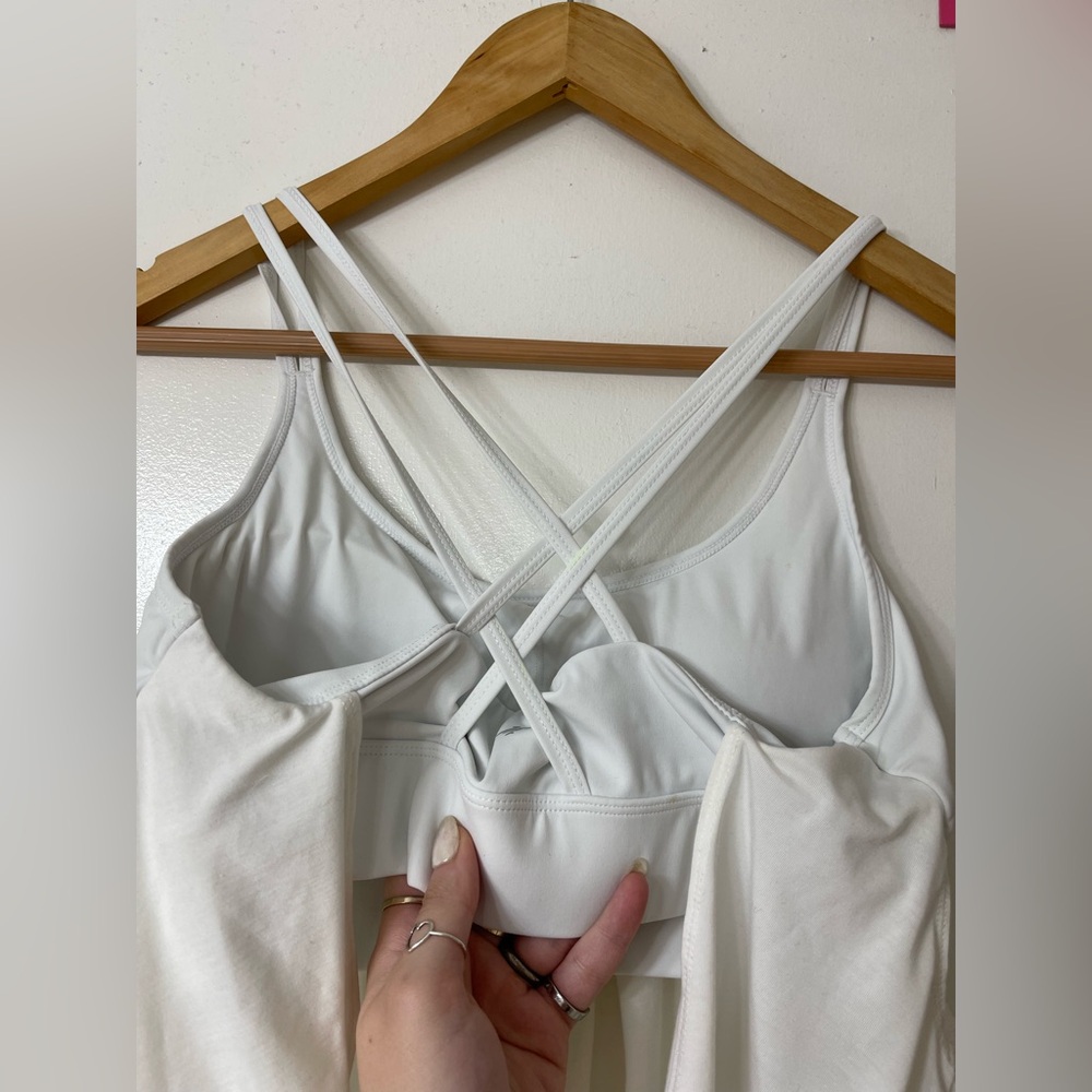 HALARA White Pleated Camisole Top - Picture 3 of 6